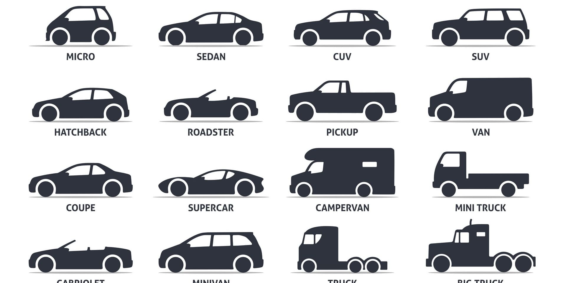 Car,Type,And,Model,Objects,Icons,Set,.,Vector,Black